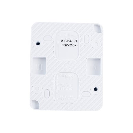 Выключатель накладной Schneider Electric AtlasDesign Profi54 2 кл. белый, без подсветки, арт. ATN540151