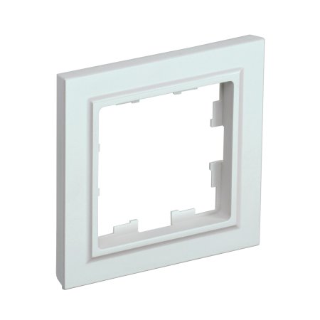 Рамка IEK Brite 1 пост, цвет жемчуг, арт. BR-M12-K36