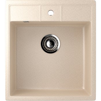 Мойка врезная Ulgran-406-328 искусственный камень 45х50х19см бежевый Мойка врезная Ulgran-406-328 искусственный камень 45х50х19см бежевый