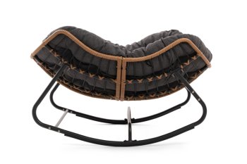 Кресло-качалка Nolita 115х98х25см серый