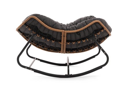 Кресло-качалка Nolita 115х98х25см серый