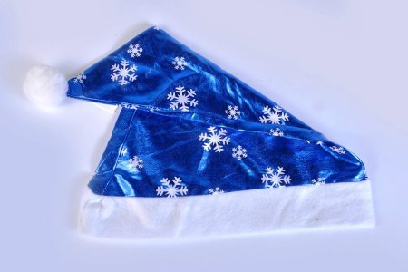 Колпак Снежинки 28х38 см синий