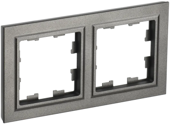 Рамка IEK Brite 2 поста, цвет шампань, арт. BR-M22-K37