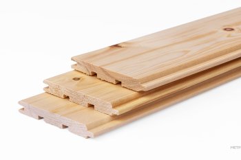 Вагонка Штиль кедр 2 000х125х14мм сорт С