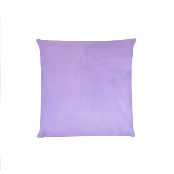 Подушка декоративная 40х40 см цвет сиреневый рогожка