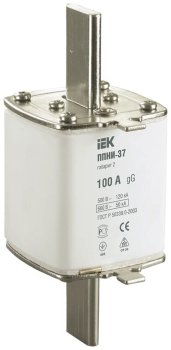 Предохранитель плавкий IEK ППНИ-37 100 А габарит 2