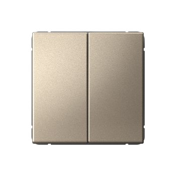 Выключатель встраиваемый Systeme Electric ARTGALLERY 2 кл. шампань, арт. GAL000551