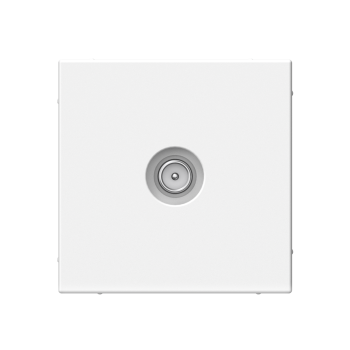 Розетка телевизионная TV оконечная встраиваемая Systeme Electric ARTGALLERY цвет белый, арт. GAL000191