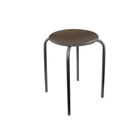 Табурет ТБ1 коричневый, форма круг 30х46,5х30 см