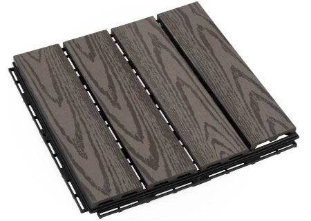 Плитка садовая 30х30см черный