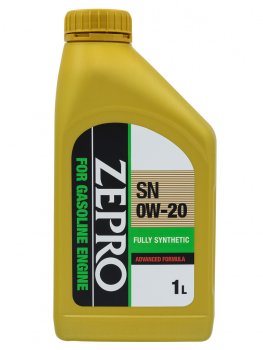 Масло моторное ZEPRO FULLY-SYNTHETIC 0W20 1л SN