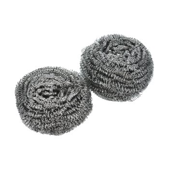 Мочалка металлическая Атолл спираль 8х8х5 см 2 шт