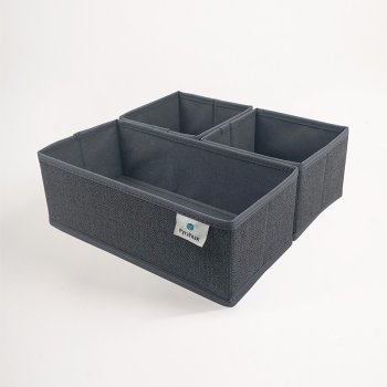 Органайзер хранение Графит 28х28х10см цвет серый