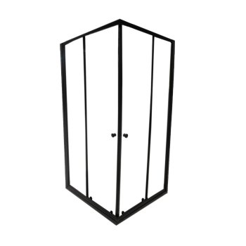 Ограждение душевое Parly ZEQ911B низкий поддон 90х90х190см прозрачное стекло