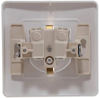 Розетка силовая одноместная встраиваемая Schneider Electric Blanca с заземлением, цвет белый, арт. BLNRS001111