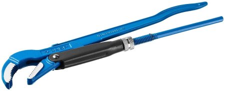 Ключ трубный рычажный Зубр 440мм 38мм изогнутые губки