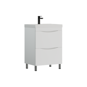 Тумба напольная Лиана 82,5х60х44см цвет белый