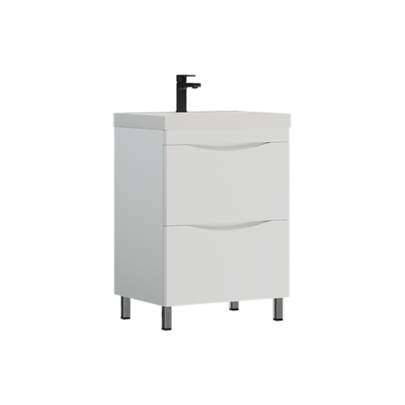 Тумба напольная Лиана 82,5х60х44см цвет белый