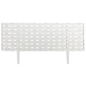 Забор декоративный MasterProf Плетень белый