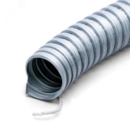 Металлорукав РЗ-ЦХ неизолированный 18 мм ЗЭТА серый уп.50м без зонда