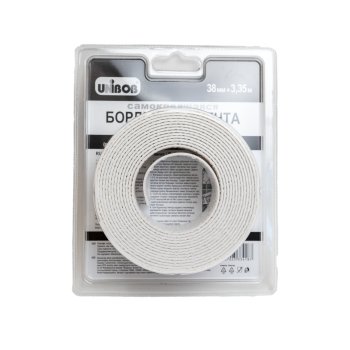 Лента бордюрная UNIBOB 38 мм x 3,35м белый