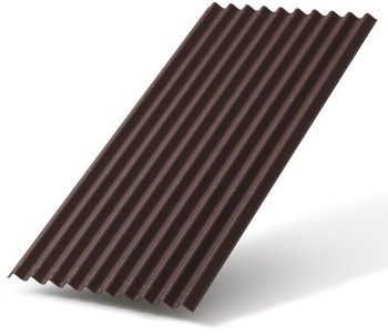 Ондулин лист Smart 1950х950 мм коричневый Ондулин лист Smart 1950х950 мм коричневый