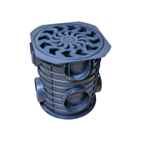 Дождесборник круглый с пластиковой решеткой S'park