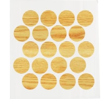 Заглушка самоклеющаяся 14мм сосна 50 шт.