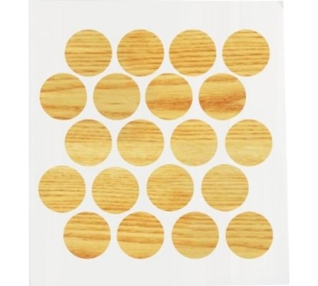 Заглушка самоклеющаяся 14мм сосна 50 шт.