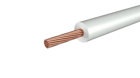 Провод  1х4 б-200м белый Северсккабель