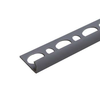 Профиль для плитки наружный 8 мм Светло-серый 2,5 п.м