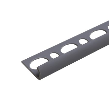 Профиль для плитки наружный 8 мм Светло-серый 2,5 п.м