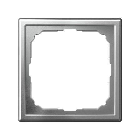 Рамка Systeme Electric ARTGALLERY 1 пост, цвет алюминий, арт. GAL000301