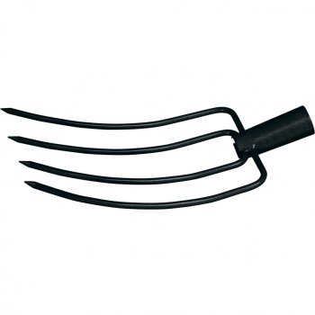 Вилы сенные без черенка Сибртех сталь 4 зуба