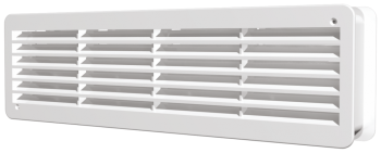 Решетка  ДП 45 х 13,1 см белая