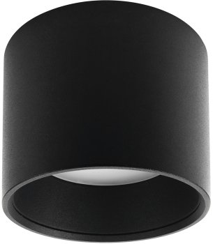 Спот ЭРА OL8 накладной неповоротный GX53 цвет черный