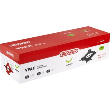 Домкрат ромбовидный механический  SKYWAY 1,5 т