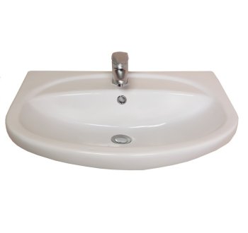 Раковина Santek Стелла 665мм полукруглая цвет белый