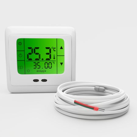 Терморегулятор Grandeks электронный белый 16А