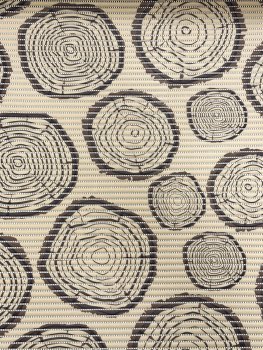 Коврик рулонный для ванной 130см Поленья бежевый СтарЭкспо