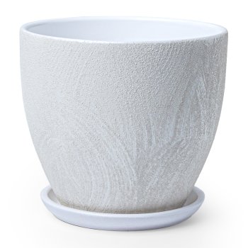 Горшок Сиде керамика 1,4л белый