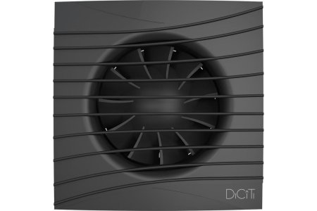Вентилятор DiCiTi SLIM 4C Matt Black Ø100мм черный 160х160х92мм