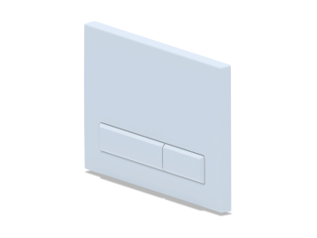 Клавиша для инсталляции  АНИ пласт WP1400 цвет белый глянец