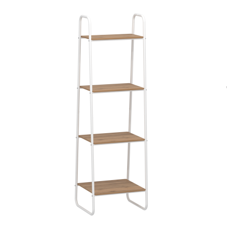 Стеллаж ЗМИ Скандинавия14 1470х450х385мм цвет белый