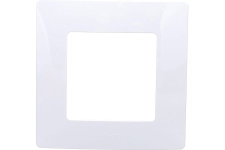 Рамка Legrand Etika 1 пост, цвет белый, арт. 672501