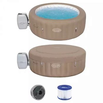 Бассейн надувной Bestway Lay-Z-SPA Palm Springs AirJet 196х196х71 см 916л