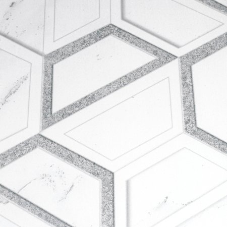 Плитка настенная Фьюжен, белый 40х20х0,8 см