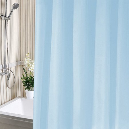 Штора для ванной  Альфа-Стиль А-Стиль 180хполиэтилен цвет голубой