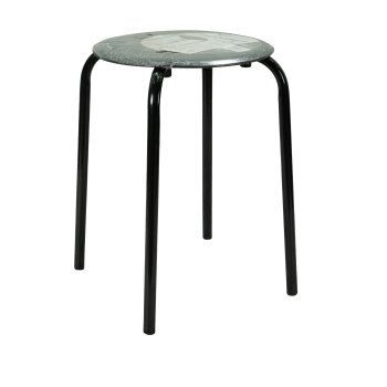 Табурет черный, форма круг 44х44х46,2 см Табурет черный, форма круг 44х44х46,2 см