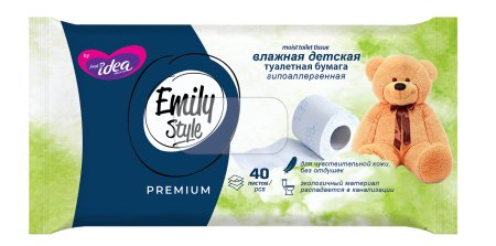 Бумага туалетная Emily Style Premium листов 40шт